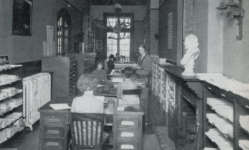 GFWC staff at Headquarters, Washington, DC, 1928